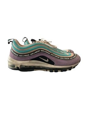 Nike Air Max 97 'Have A Nike Day' Turquoise, Lavender & Cream men’s size 9.5